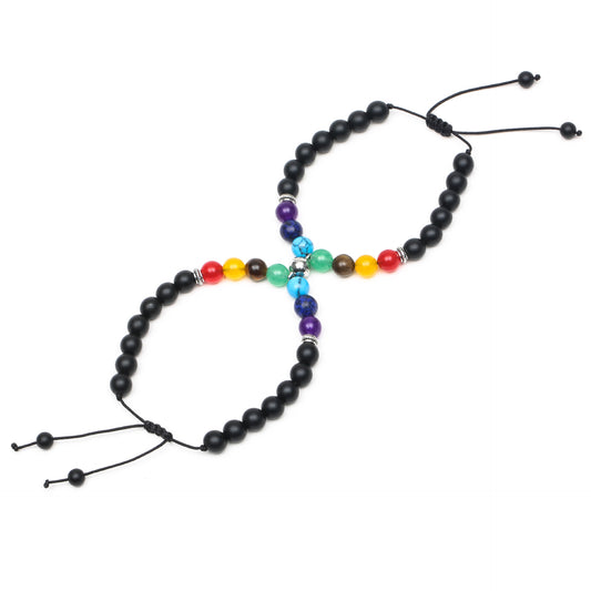 7 Chakra-Armbänder für Paare