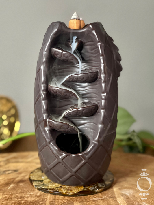 LED Dragon - Räucherstäbchenhalter Wasserfall Räucherstäbchen Brenner