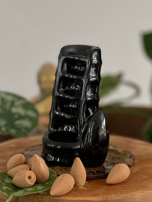 Bambus - Räucherstäbchenhalter Wasserfall - Räucherstäbchen brenner