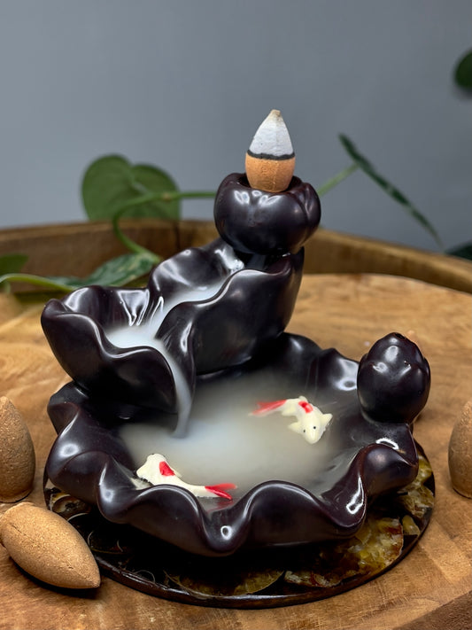 Bambus - Räucherstäbchenhalter Wasserfall - Räucherstäbchen brenner