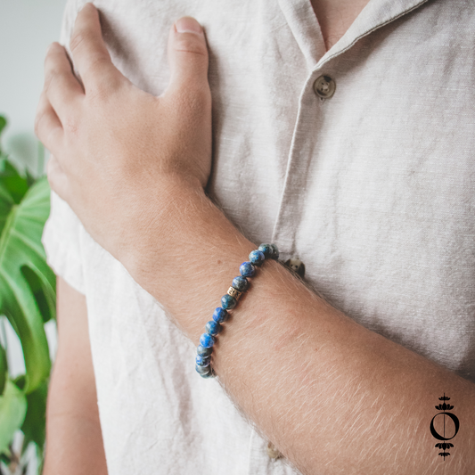Mantra Lapislazuli-Armband