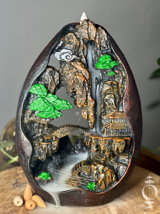 Bambus - Räucherstäbchenhalter Wasserfall - Räucherstäbchen brenner