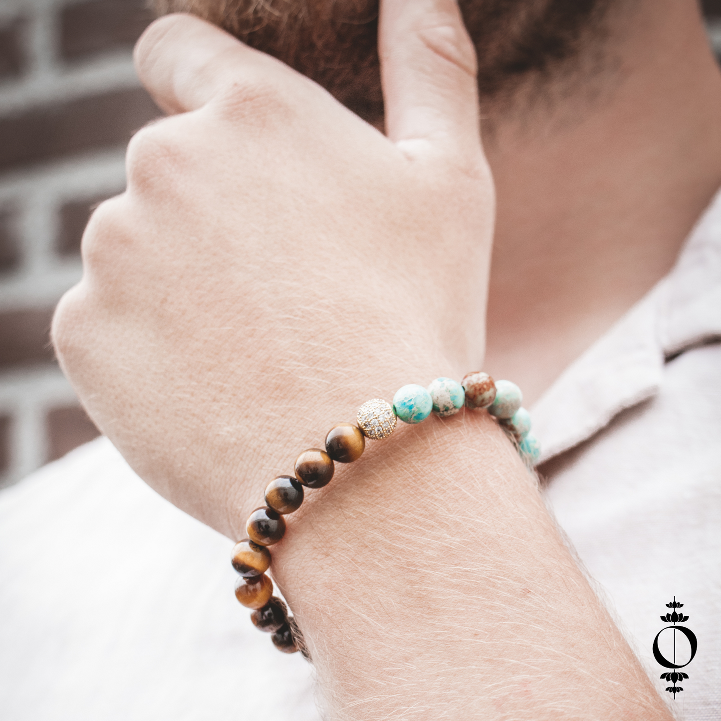Vertrauen Tigerauge Jaspis Armband