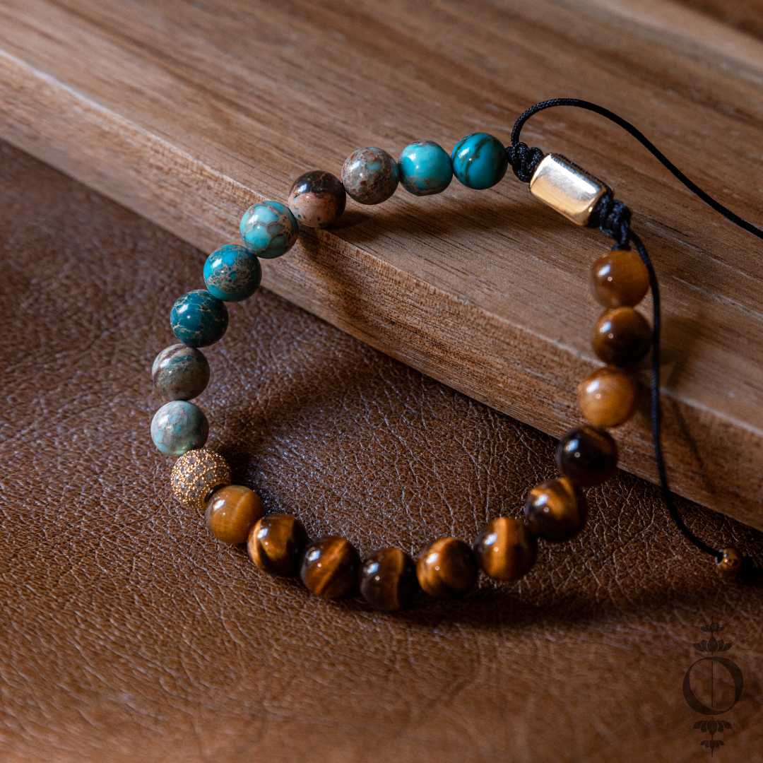 Vertrauen Tigerauge Jaspis Armband