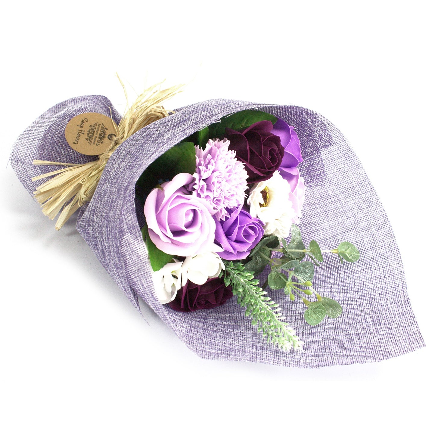 Boeket Zeep Bloemen Paars