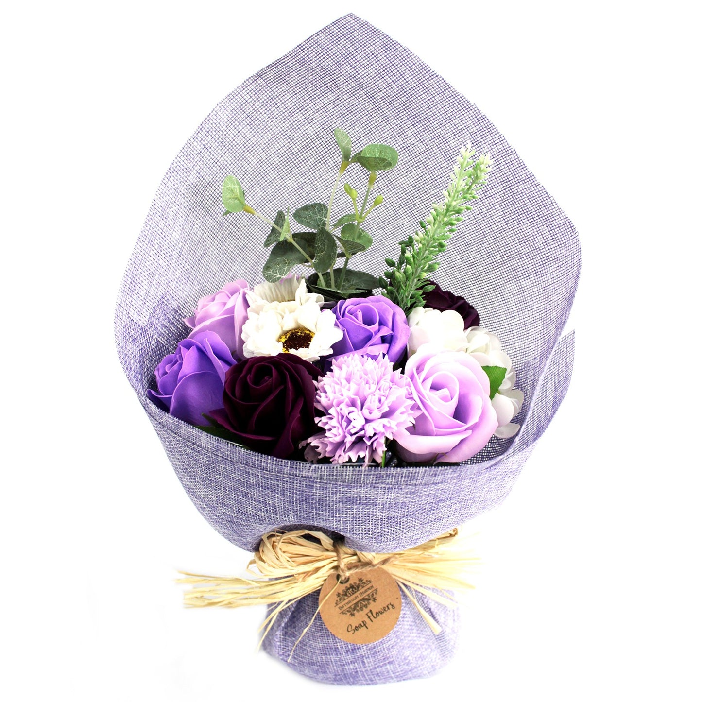 Boeket Zeep Bloemen Paars