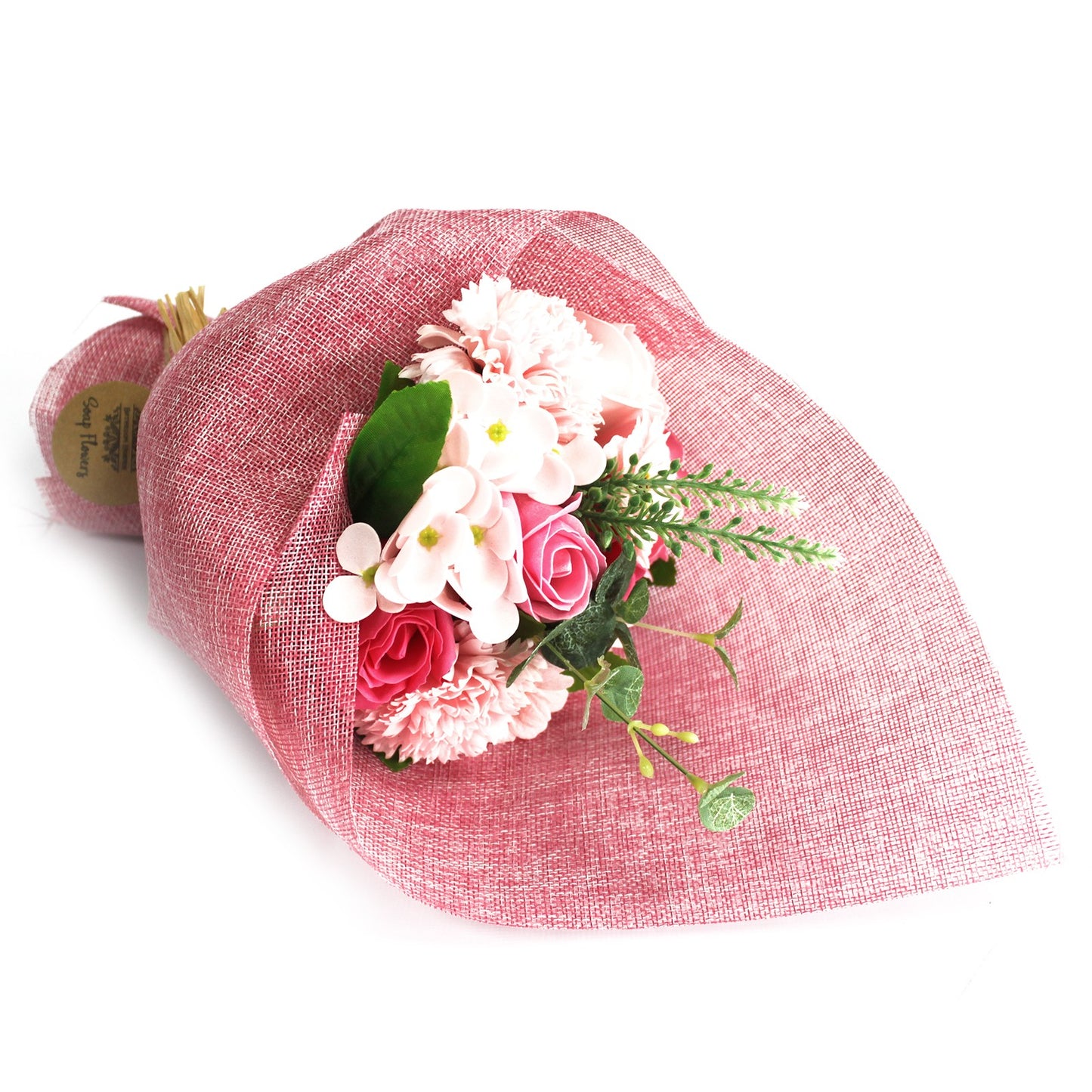 Boeket Zeep Bloemen Roze
