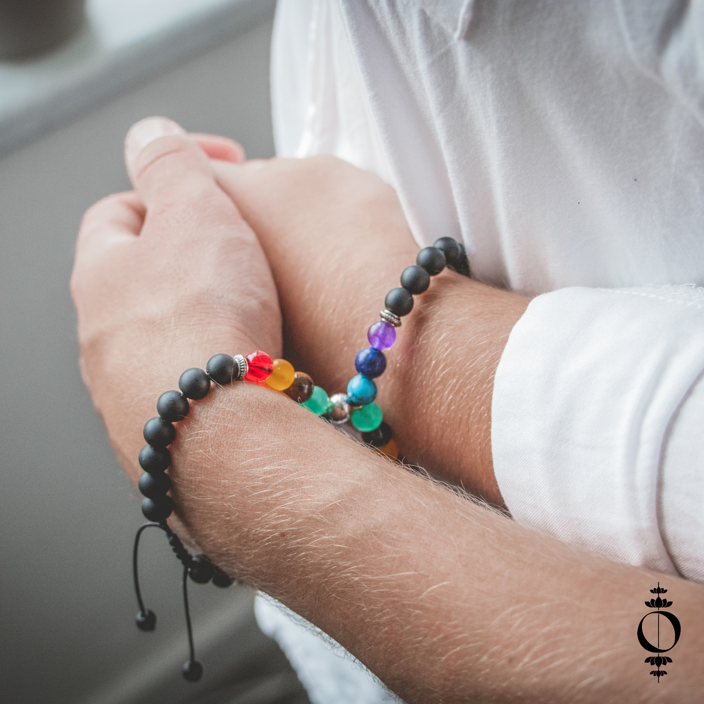 7 Chakra-Armbänder für Paare