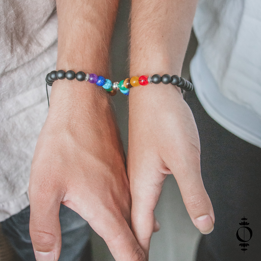 7 Chakra-Armbänder für Paare