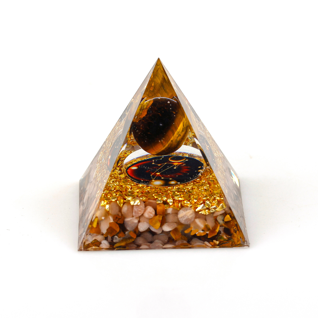 Orgonite - Leeuw Sterrenbeeld - Pyramide