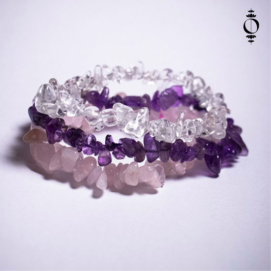 Goldene Dreieck armbänder gesetzt